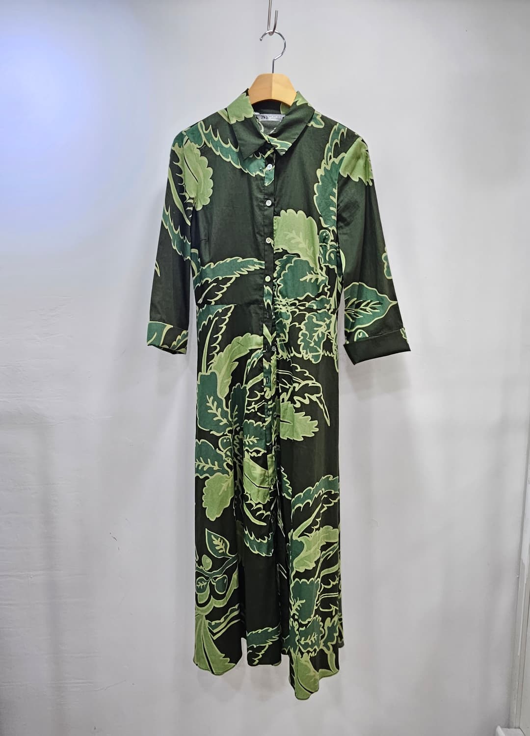 자라(ZARA)  롱 셔츠원피스 S 상품이미지2