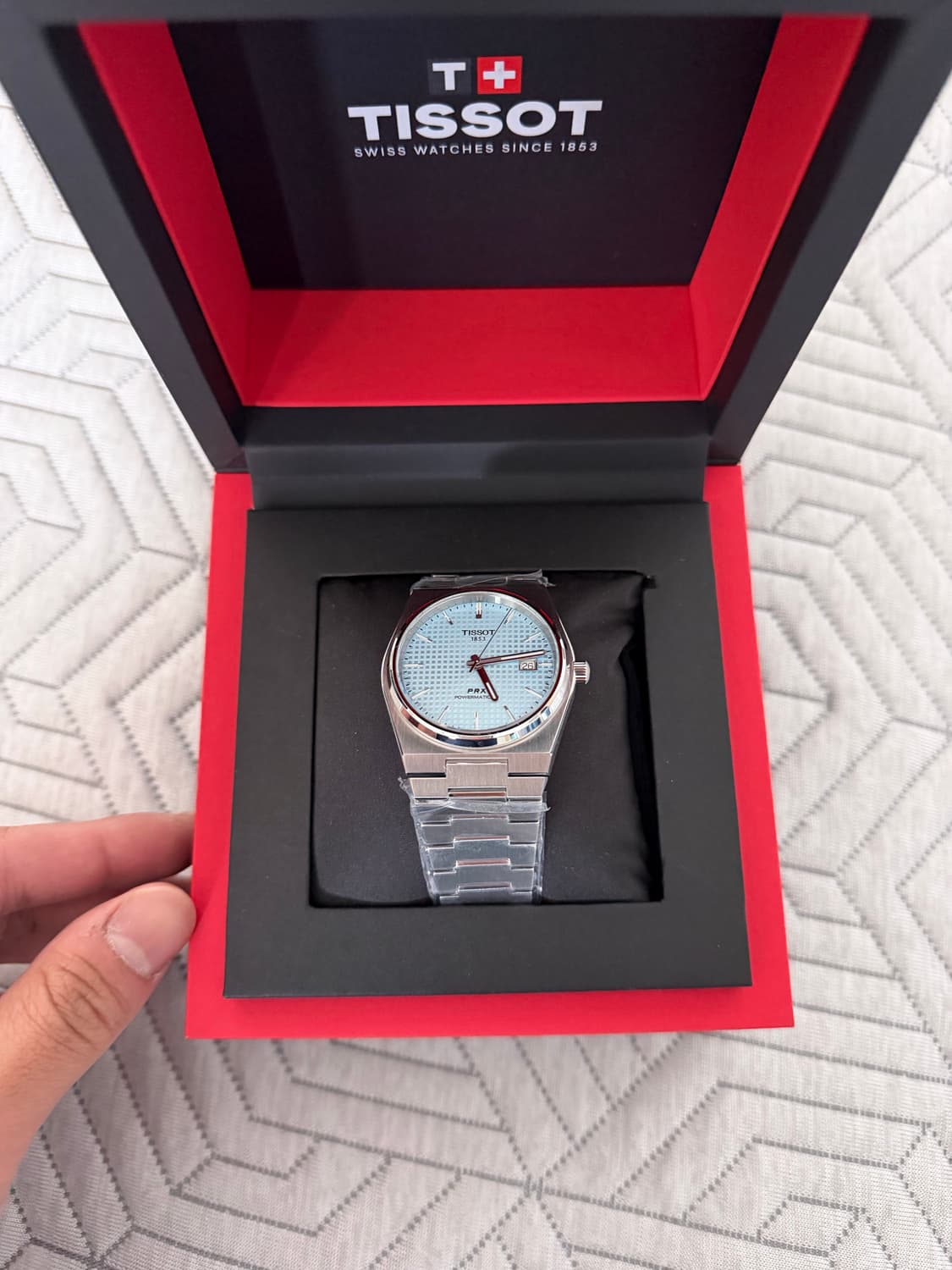 티쏘 prx 40mm 아이스블루 새상품 상품이미지2