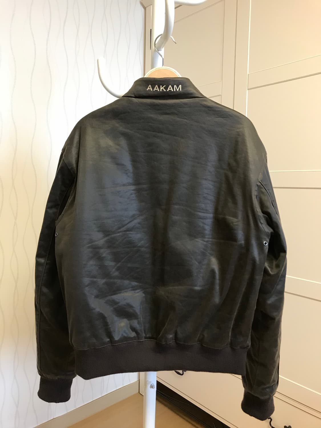 아캄 파이핑 레더 블루종 사이즈 2 상품이미지3