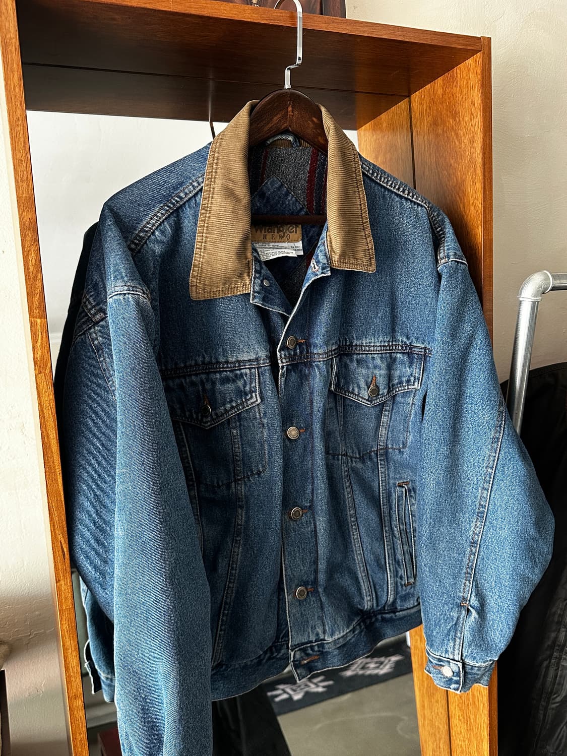 Wrangler HERO 코듀로이 카라 블랭킷 라이닝 데님 자켓 상품이미지4