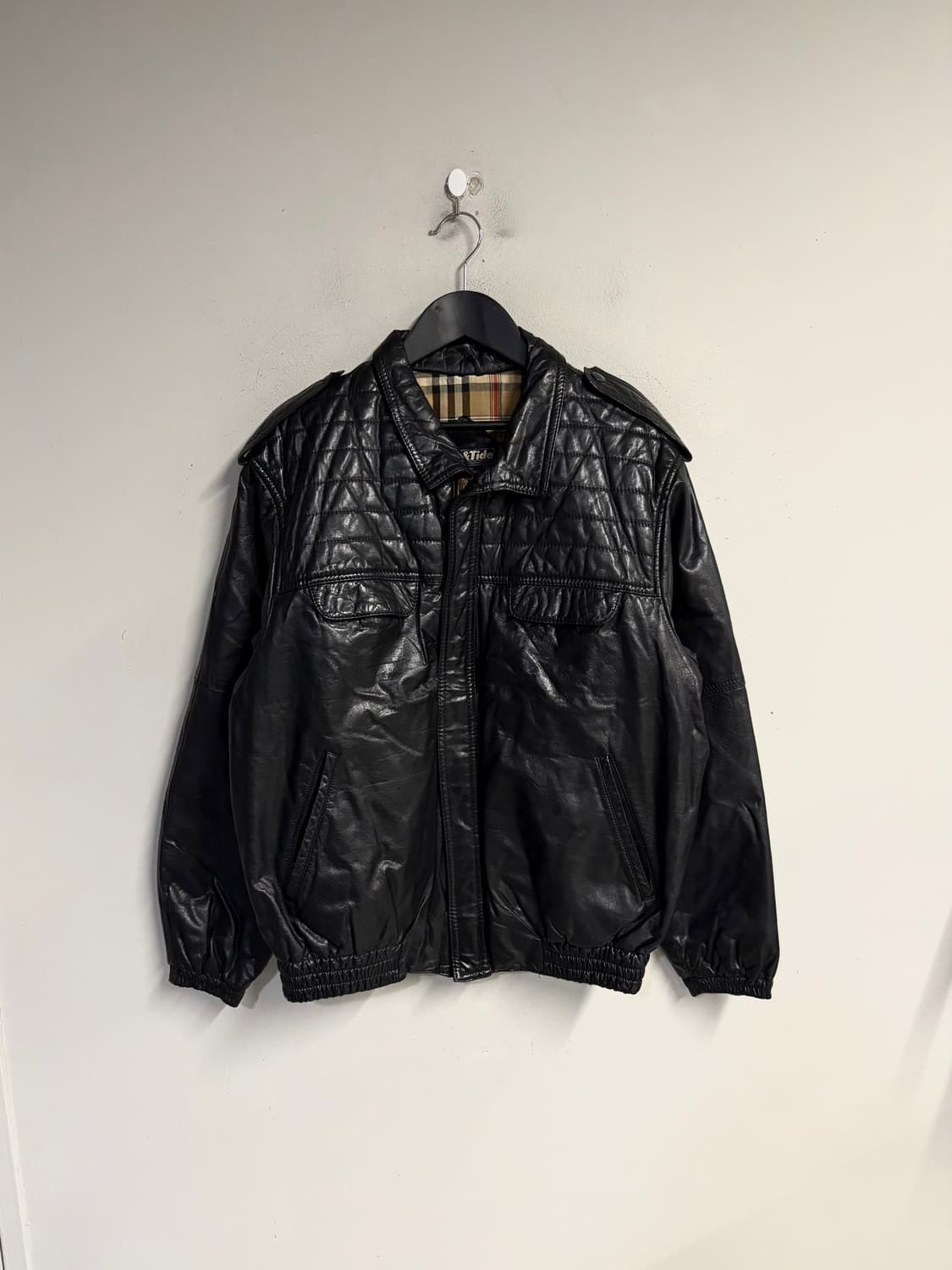 TIME & TIDE leather blouson jacket  상품이미지1