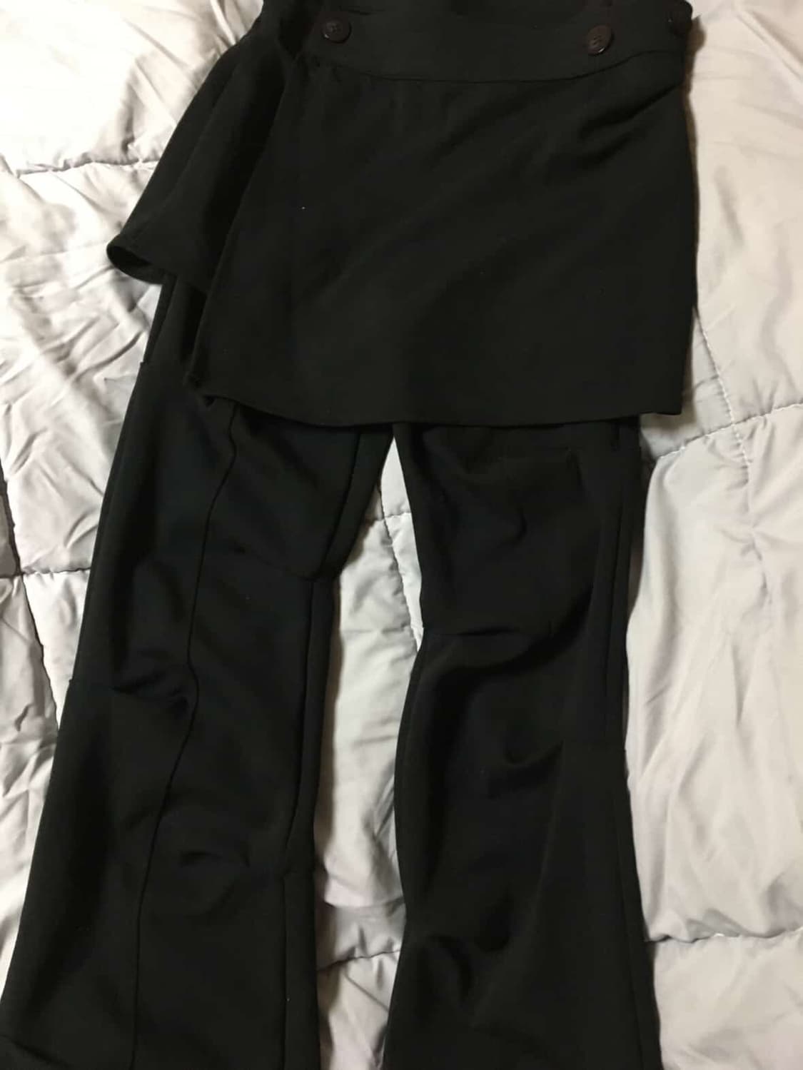 OJOS 오호스 랩 오버 턱 팬츠 상품이미지2