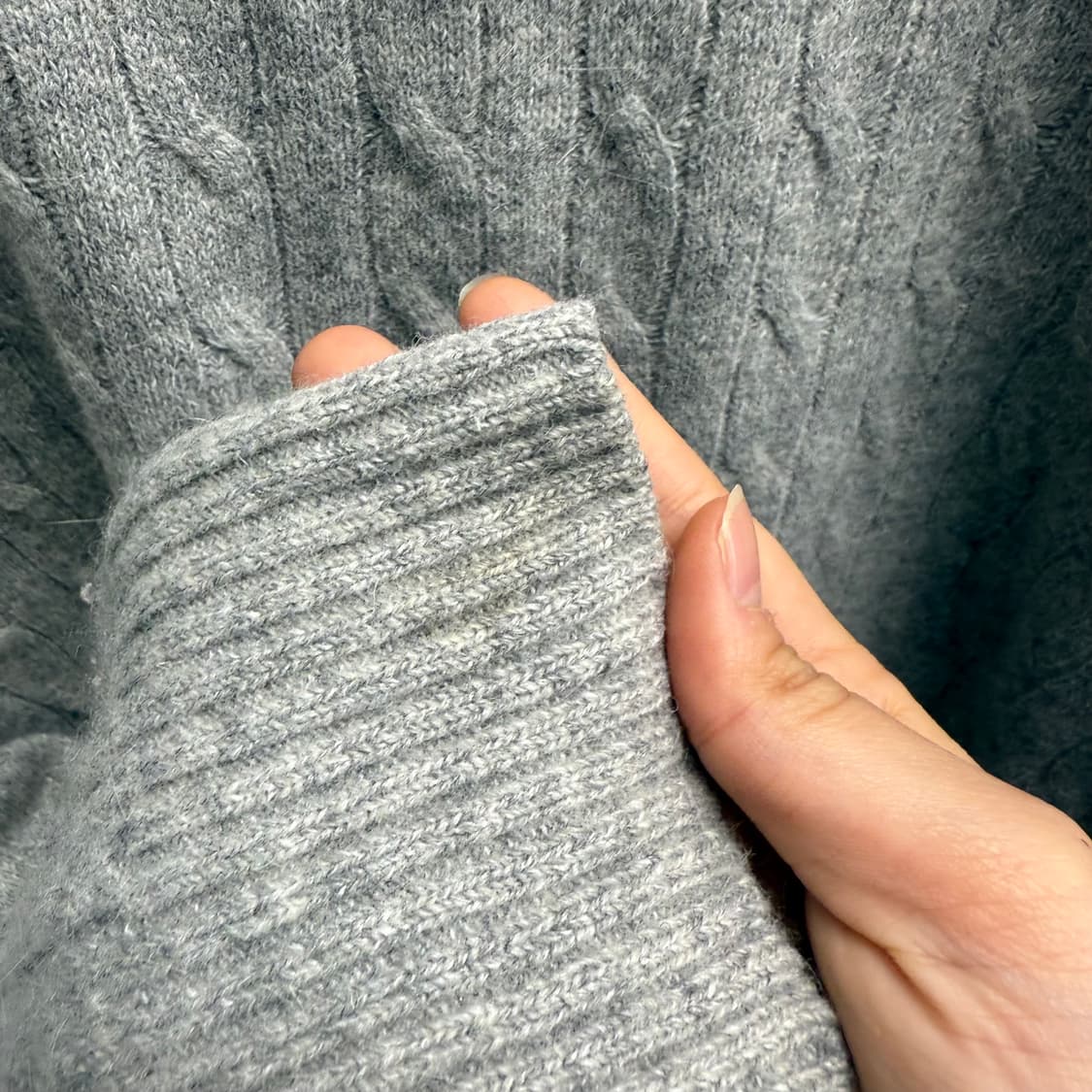 [L] 티니위니 그레이 니트 상품이미지7