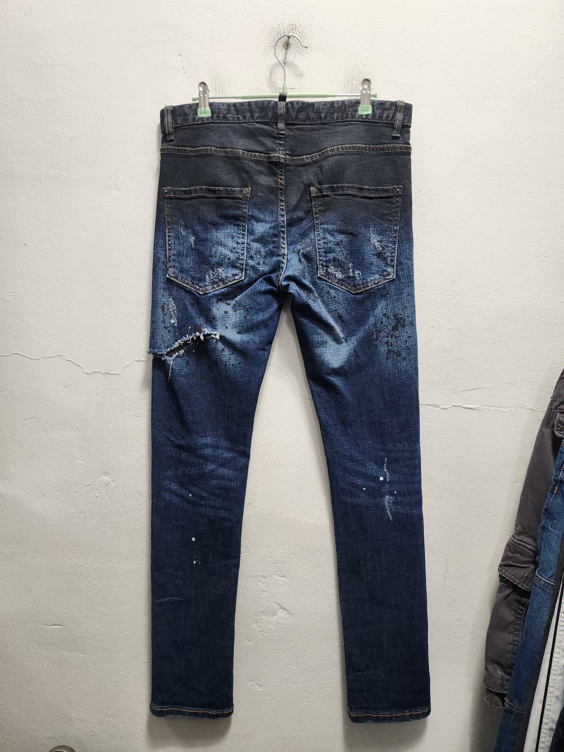 디스퀘어드2 데미지 배색 스플래터 청바지 상품이미지1