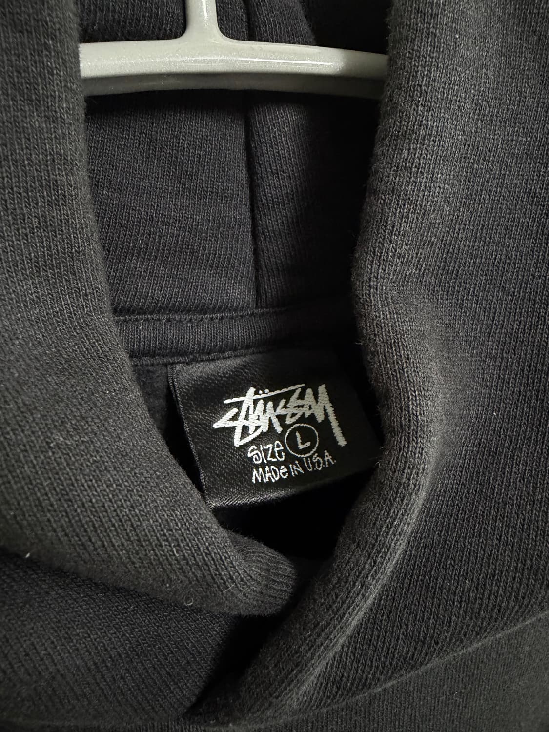 아워레가시 스투시 피드먼트 다잉 후드 블랙 L 상품이미지4