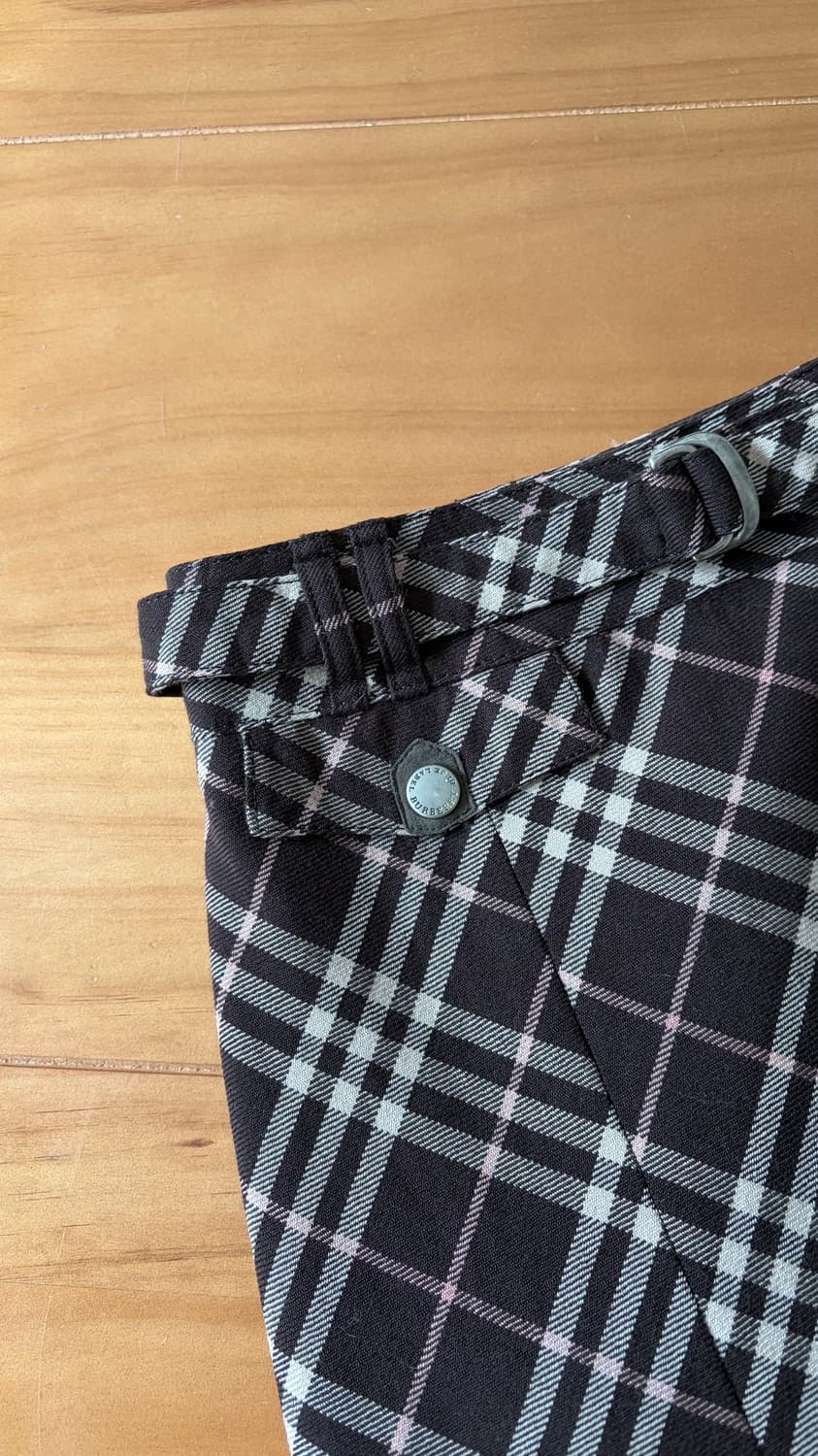 버버리 울 미니 스커트 상품이미지3