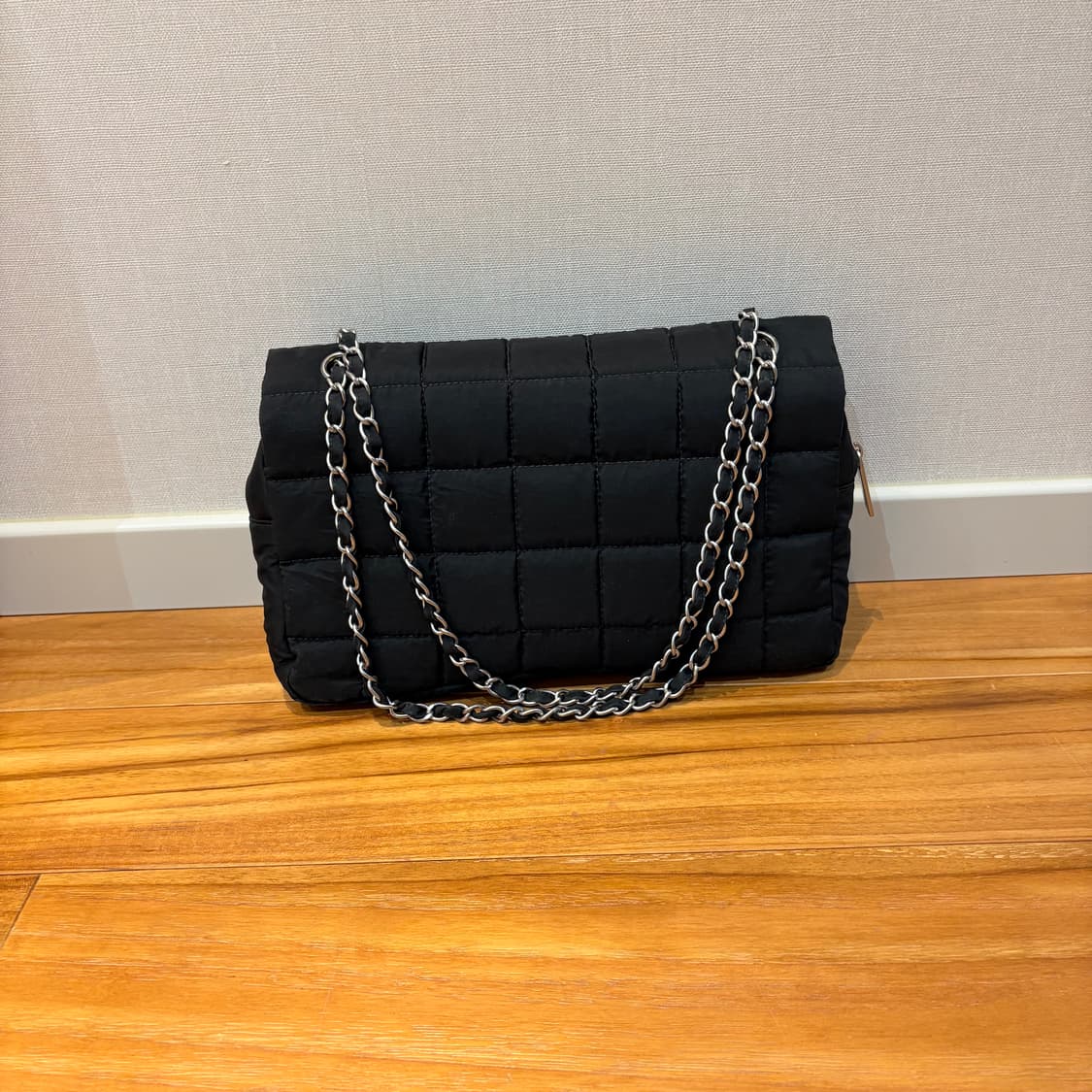 정품 샤넬 클미 클라 포코노 초코바 패브릭 숄더백 상품이미지7