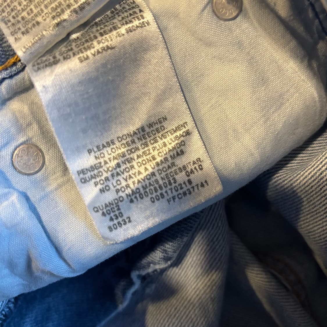 리바이스 517 부츠컷 리페어 상품이미지10