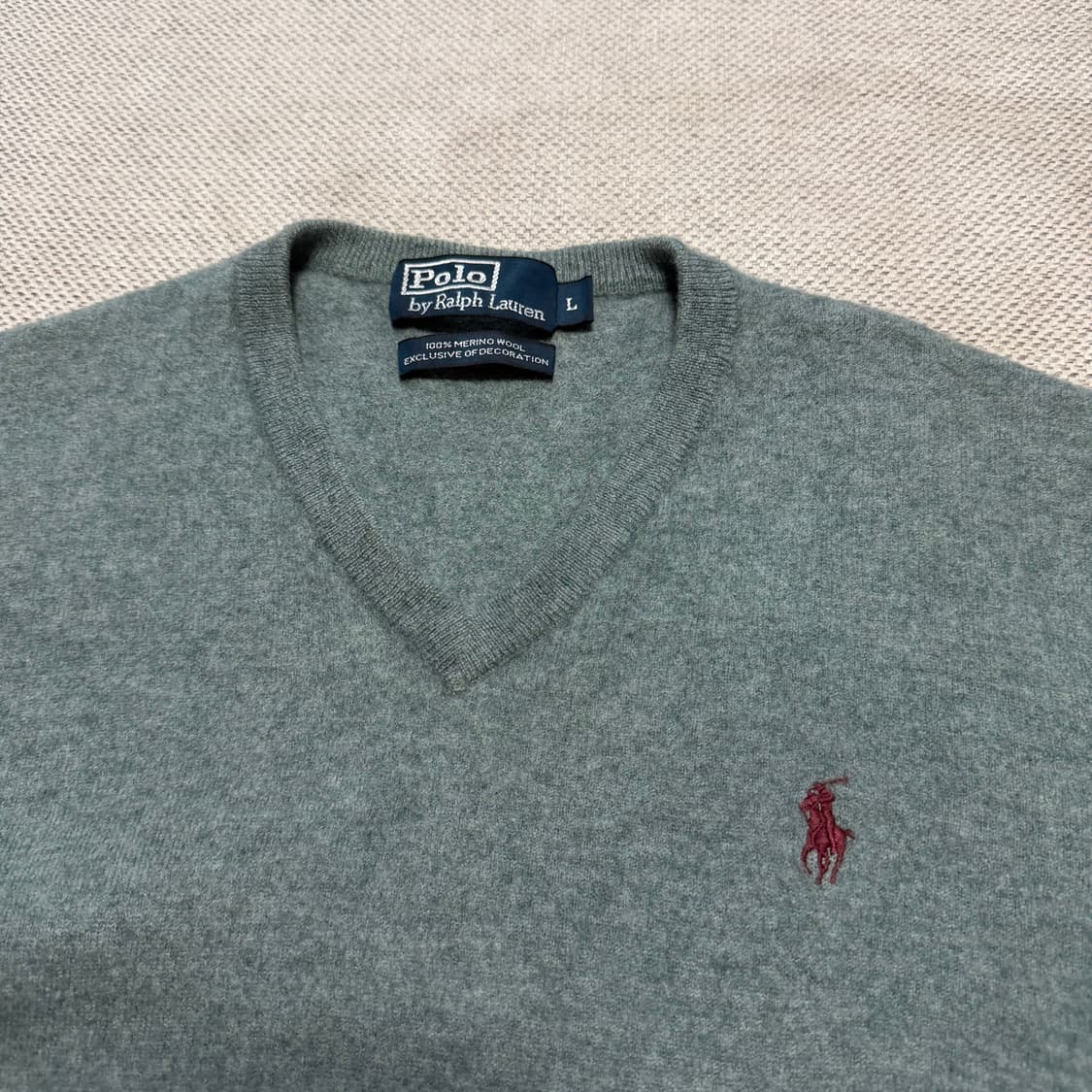 폴로 랄프로렌 브이넥 니트 상품이미지2