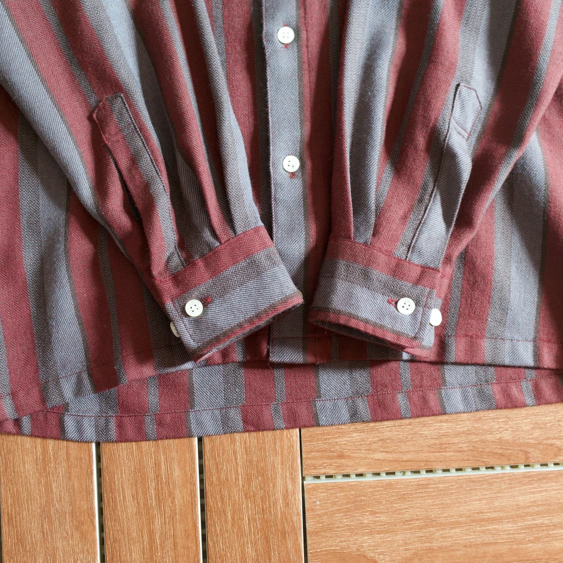 Chatelet striped pocket wool shirts 상품이미지5