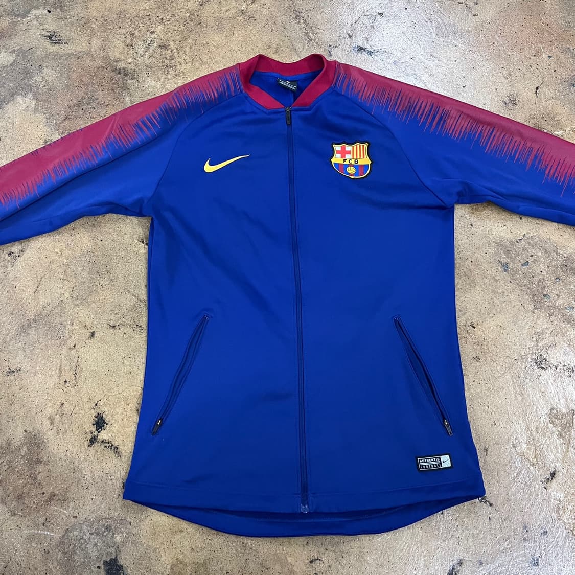 [정품/S] 나이키 FC 바르셀로나 트랙탑 져지 자켓 블루 b10 상품이미지3