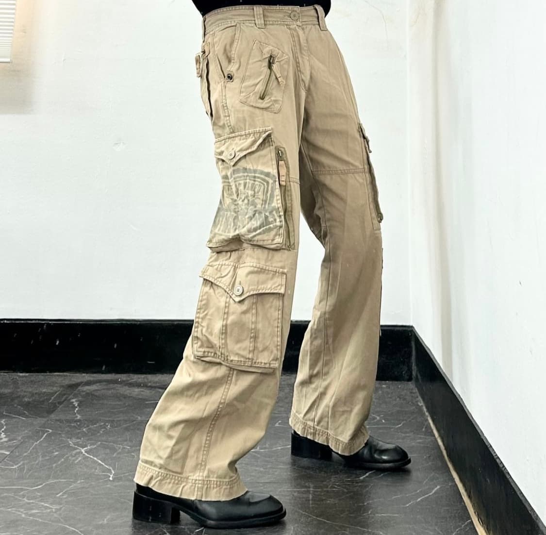 빈티지 카고 포켓 팬츠 상품이미지2