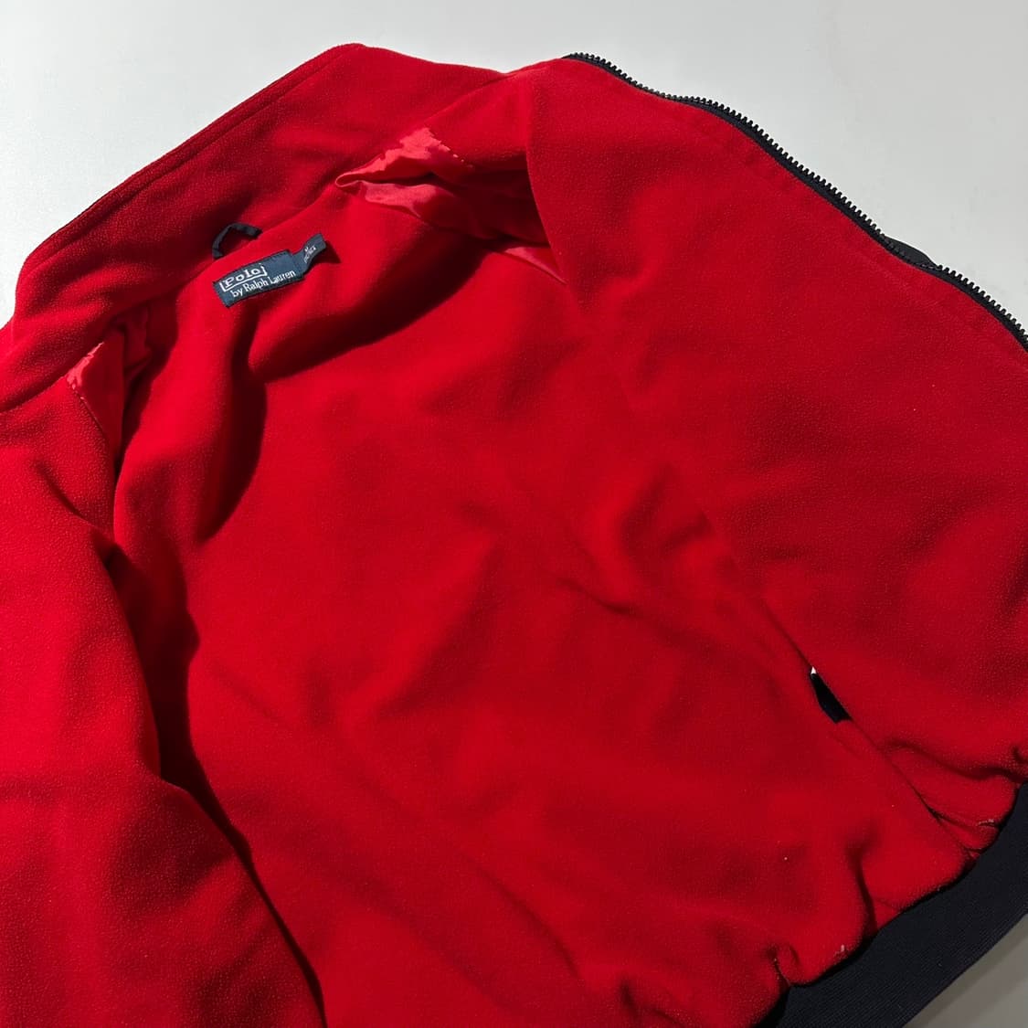 폴로 랄프로렌 코튼 나일론 봄버 블루종 자켓 네이비 상품이미지7