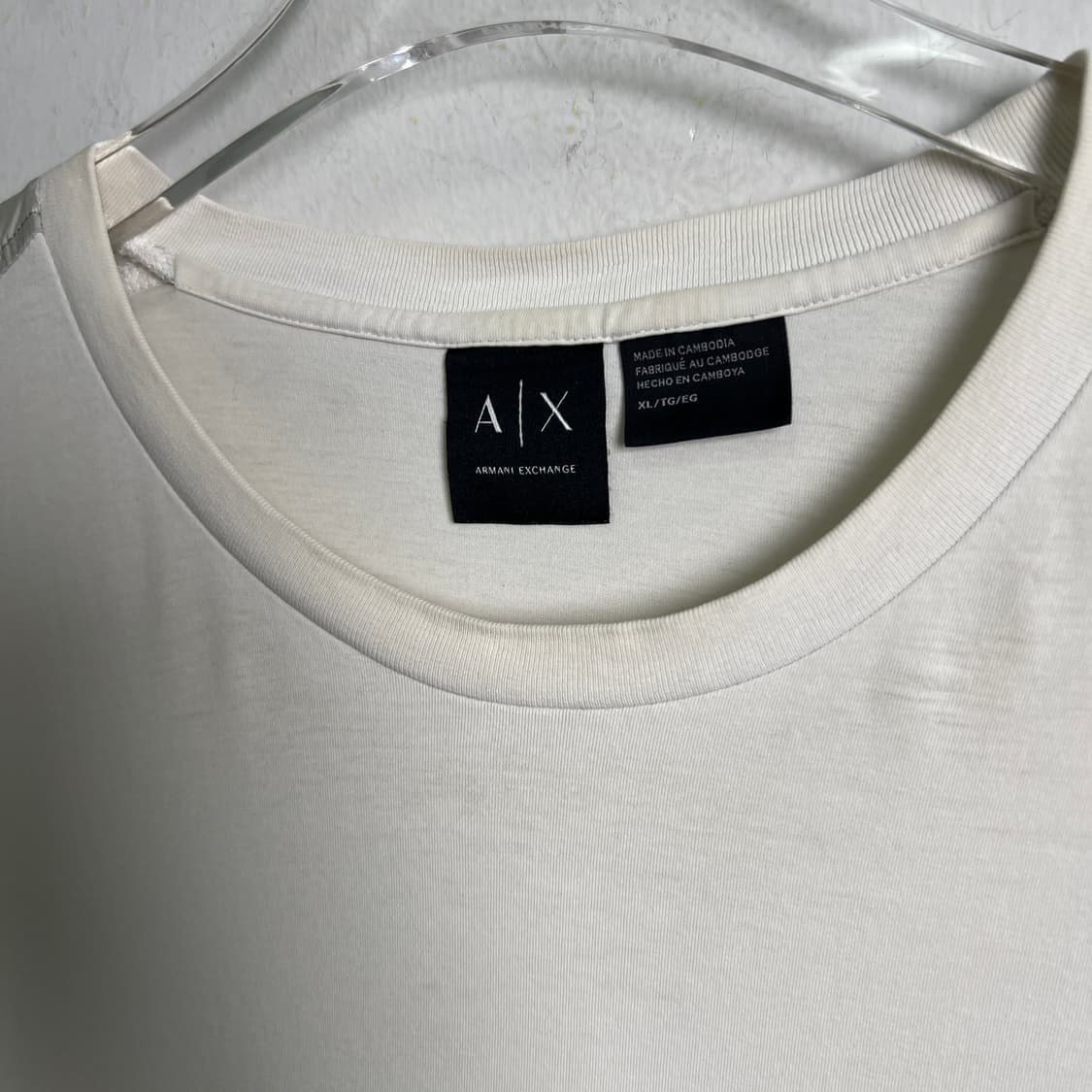 Armani 아르마니 익스체인지 패치 포켓 반팔 티셔츠 XL 상품이미지9