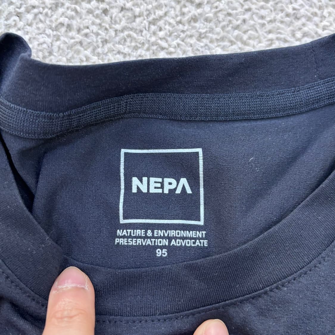 95 네파 스몰로고 맨투맨 티셔츠 0408E2 상품이미지3