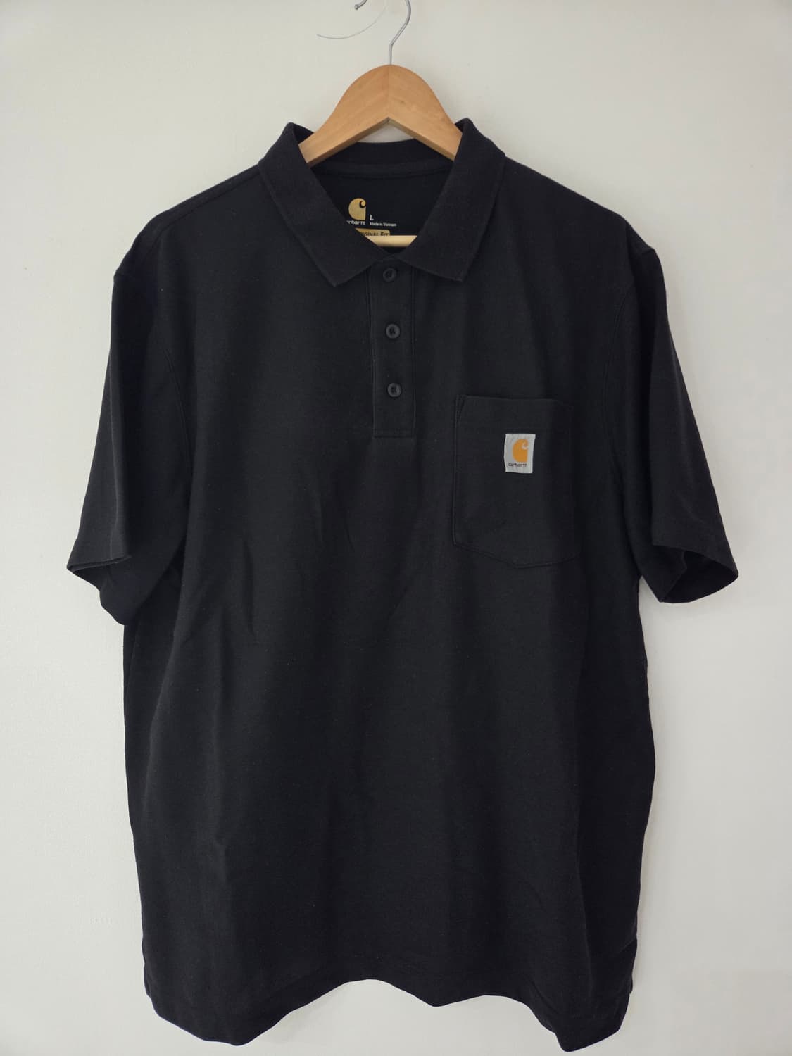 칼하트 블랙 반팔 카라티(L,105사이즈) 상품이미지2