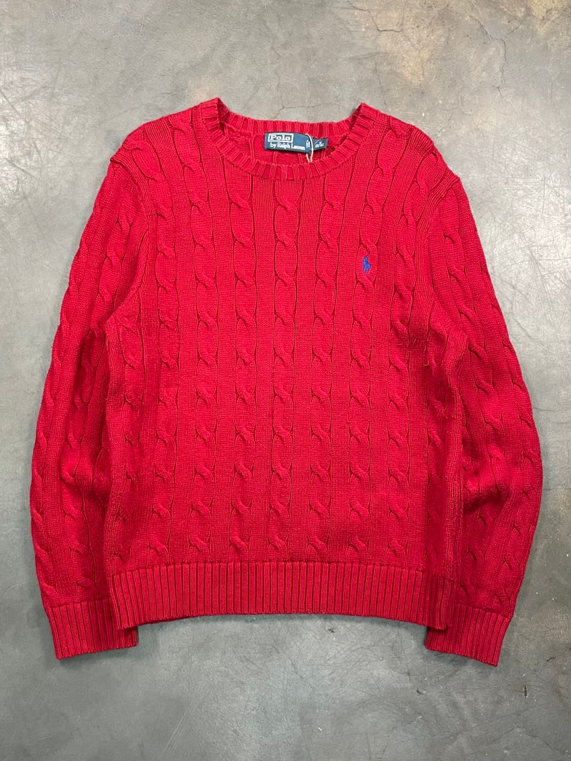 폴로 꽈배기 니트 상품이미지1