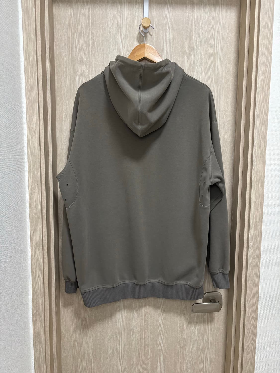 23SS)지제로 송지오 오버핏 트윈팬서 스트링후드105/그레이 상품이미지4