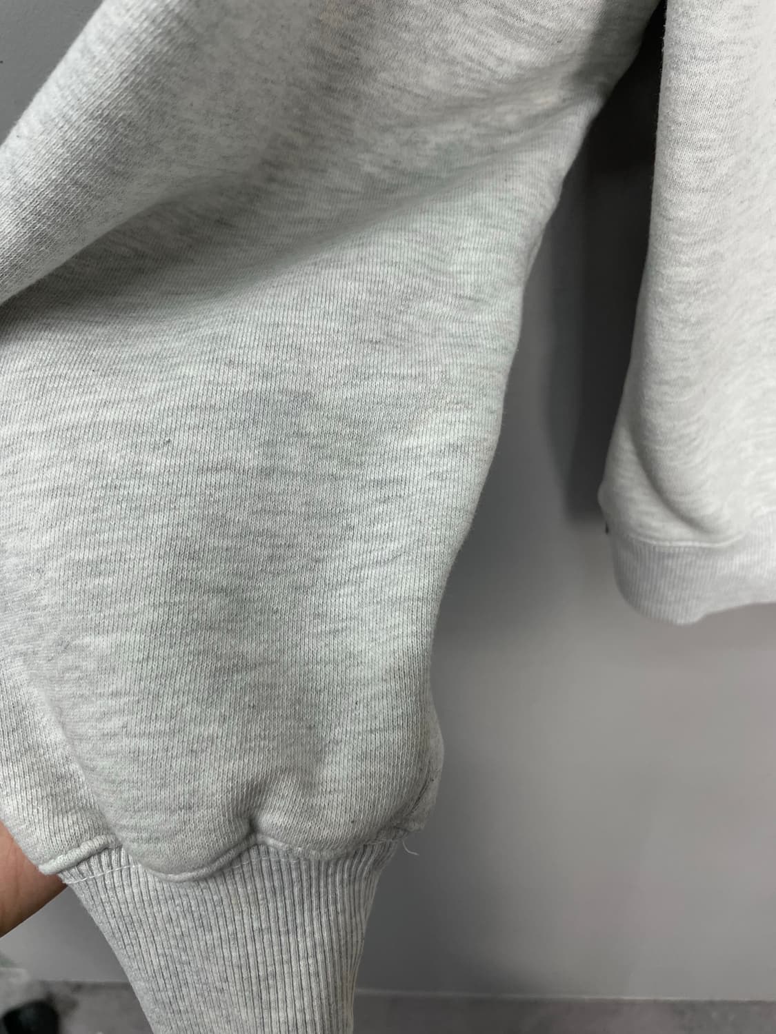 아이앱 스튜디오 라이트 그레이 후드티 H1347 상품이미지9