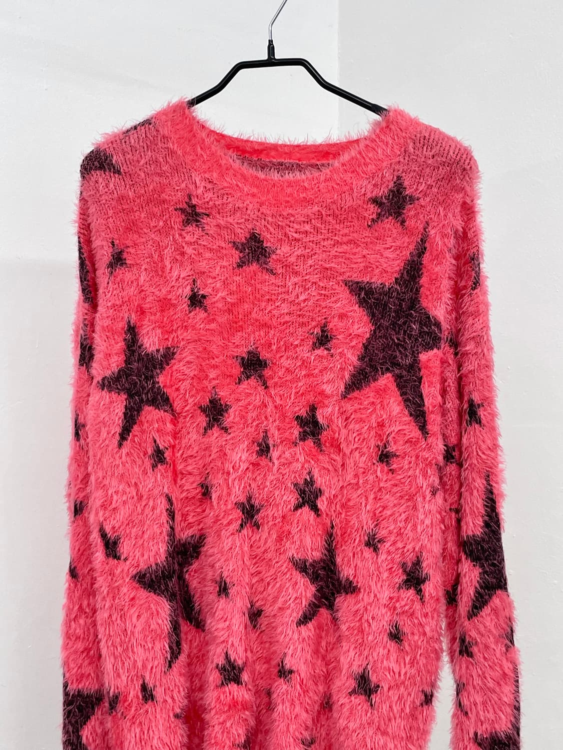 펑크 헤어리 스타 니트 상품이미지5