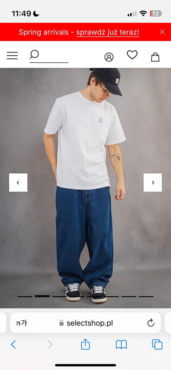 폴라 스케이트 팬츠 빅보이진 다크블루 상품이미지1