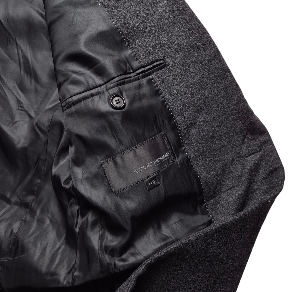 [L] 솔리드옴므 울캐시미어 싱글 코트 상품이미지7