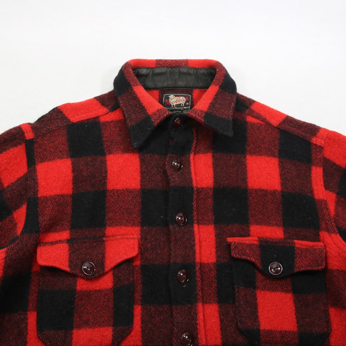 (착용컷) WOOLRICH 울 체크 셔츠 (남성용 100) 상품이미지4