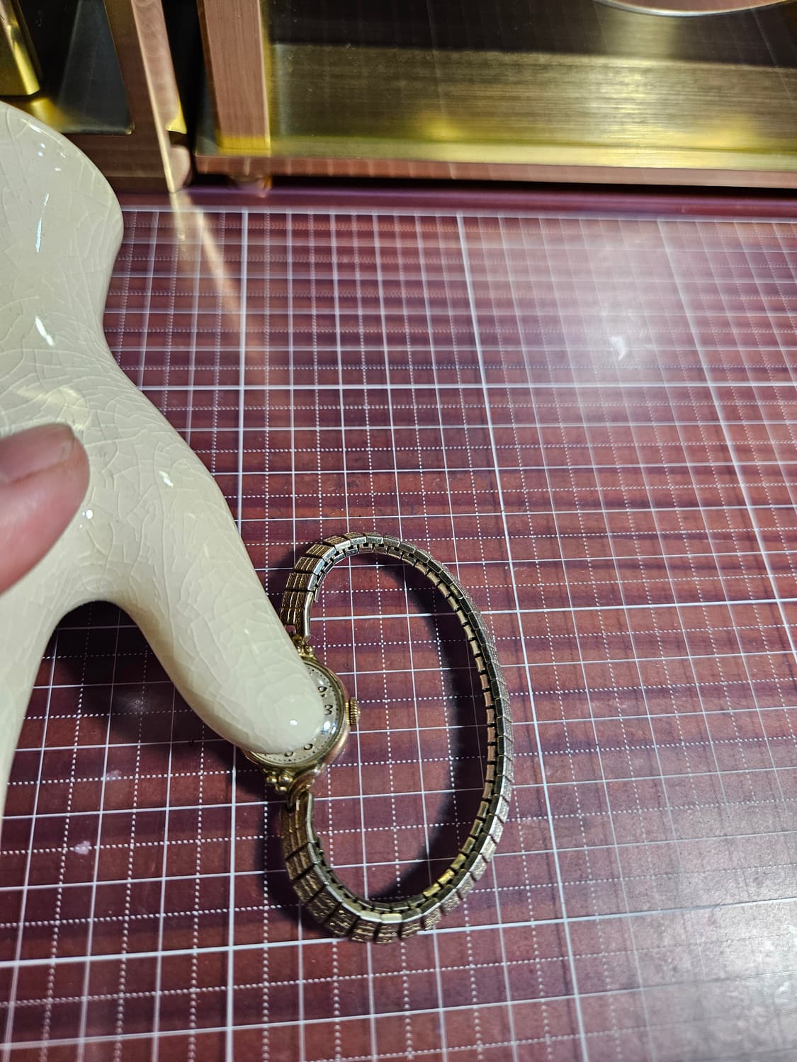 엘진 빈티지 여성용 수동 핸드와인딩 시계  상품이미지3