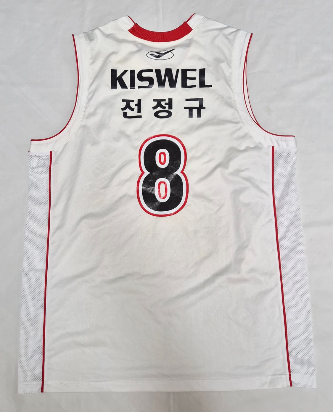 인천 전자랜드 홈 전정규 실착 유니폼 팝니다  상품이미지2