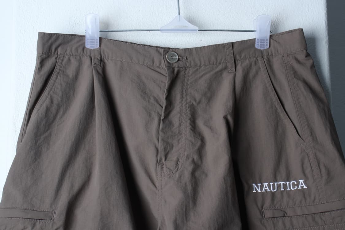 (L-XL) 노티카 반바지 팬츠 브라운 밴딩 우븐 스웜 카고-P9676 상품이미지3
