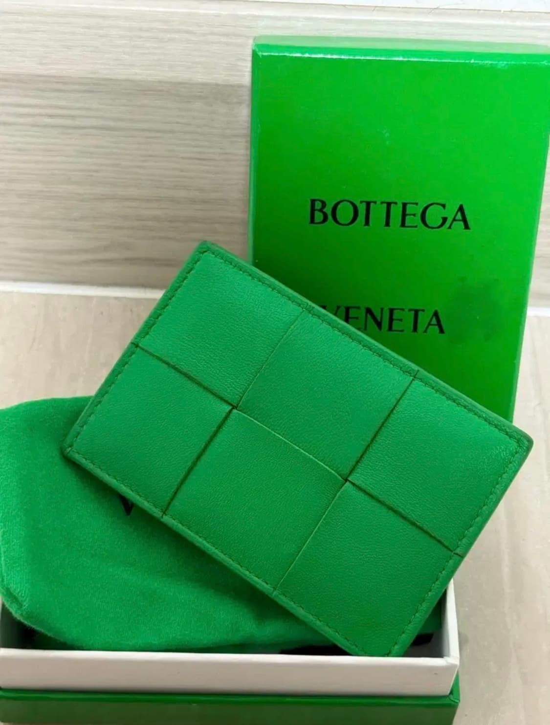 보테가베네타 카드지갑 패러킷(그린) 상품이미지5