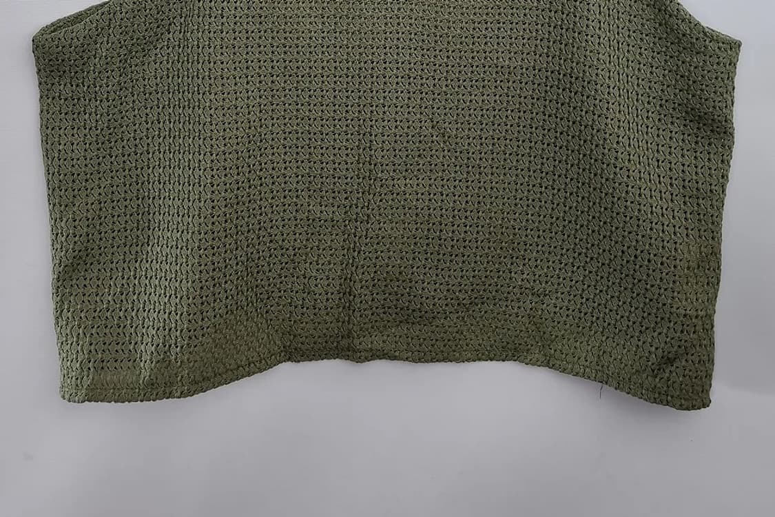 GRL 카키 펀칭 뷔스티에 상품이미지4
