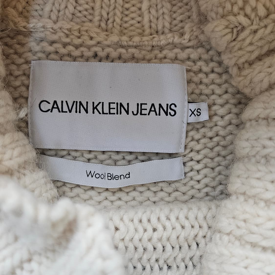 XS 켈빈클라인진 여성 터틀넥 니트 0310Y 상품이미지3