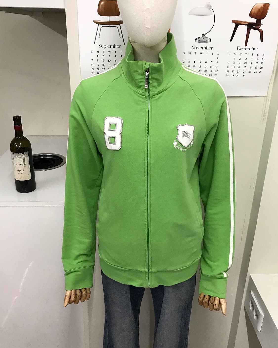 버버리 로고 패치 저지 집업 상품이미지7