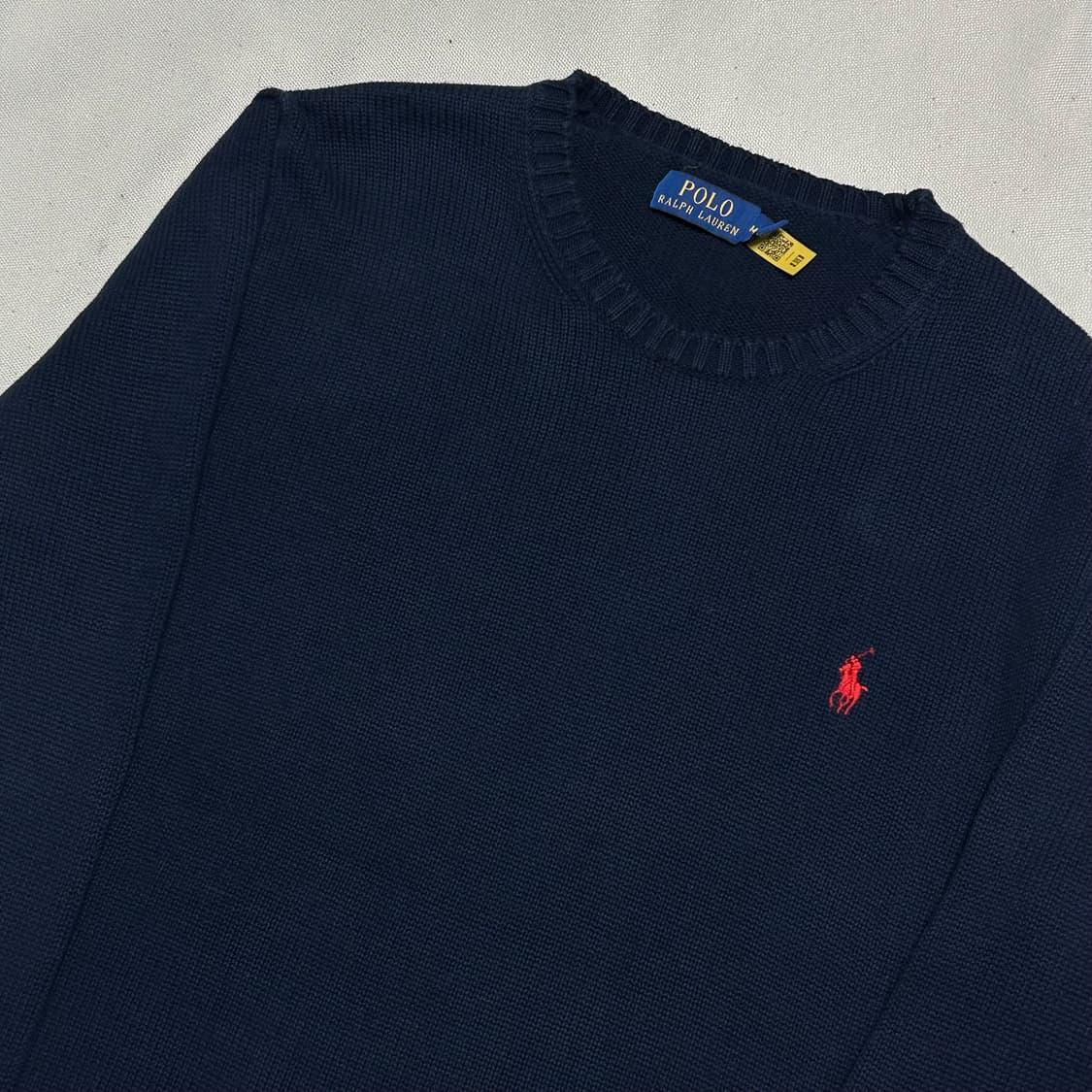 M 폴로랄프로렌 네이비 코튼 니트 상품이미지1