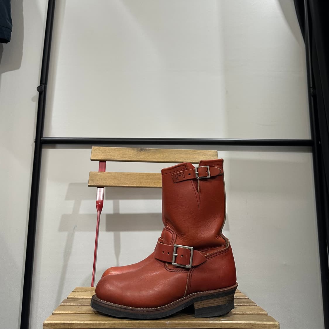 US5) 레드윙 부츠 레더 엔지니어 부츠 희귀 색상 상품이미지4