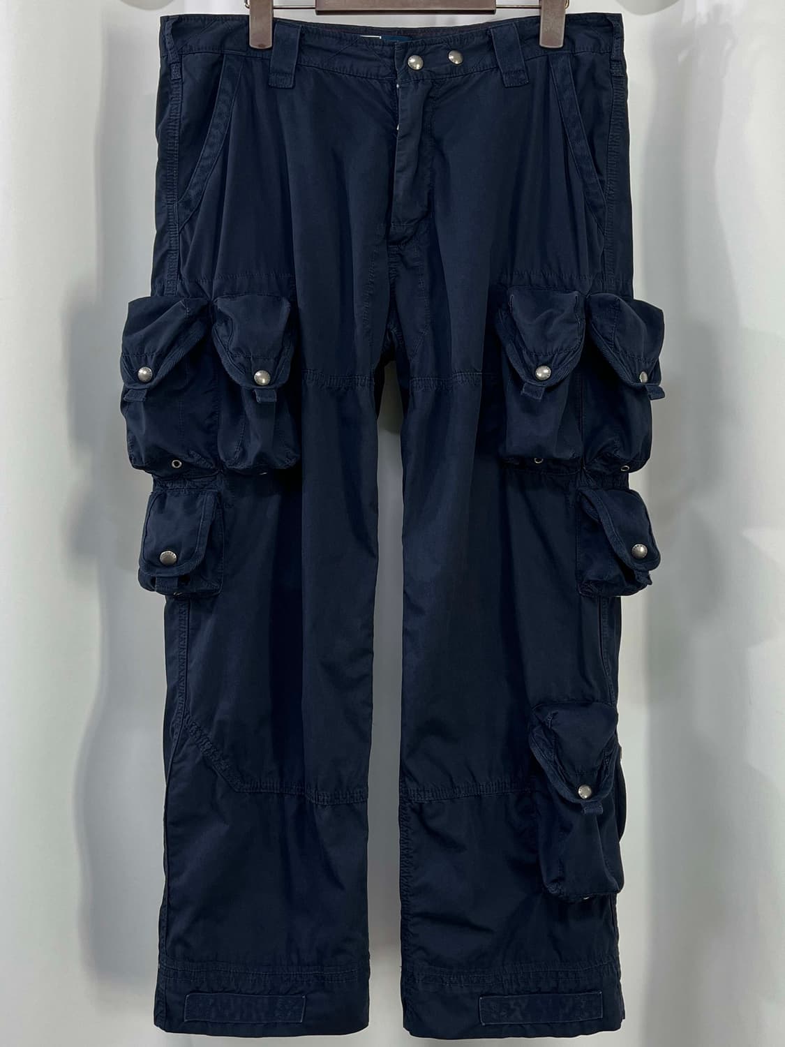 90's 폴로 랄프로렌 트래비스 스캇 유틸리티 네이비 탄창 카고팬츠 상품이미지1