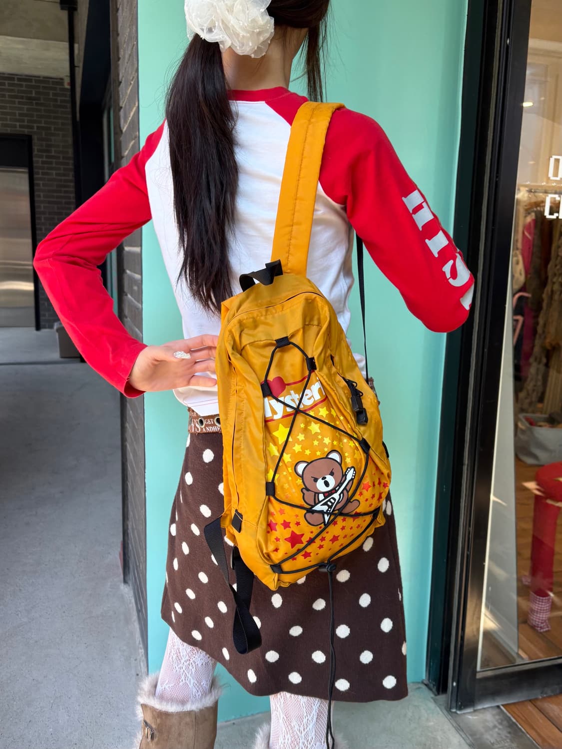 히스테릭글래머 퍽베어 백팩 상품이미지4