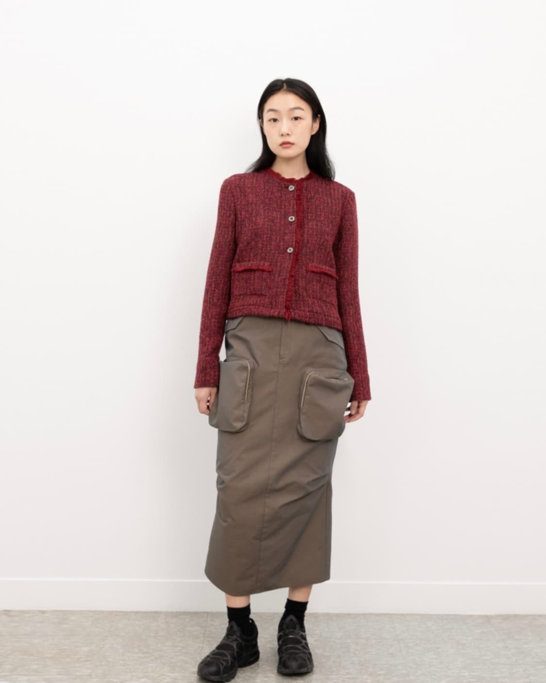 999휴머니티 트위드 태슬 가디건 상품이미지4