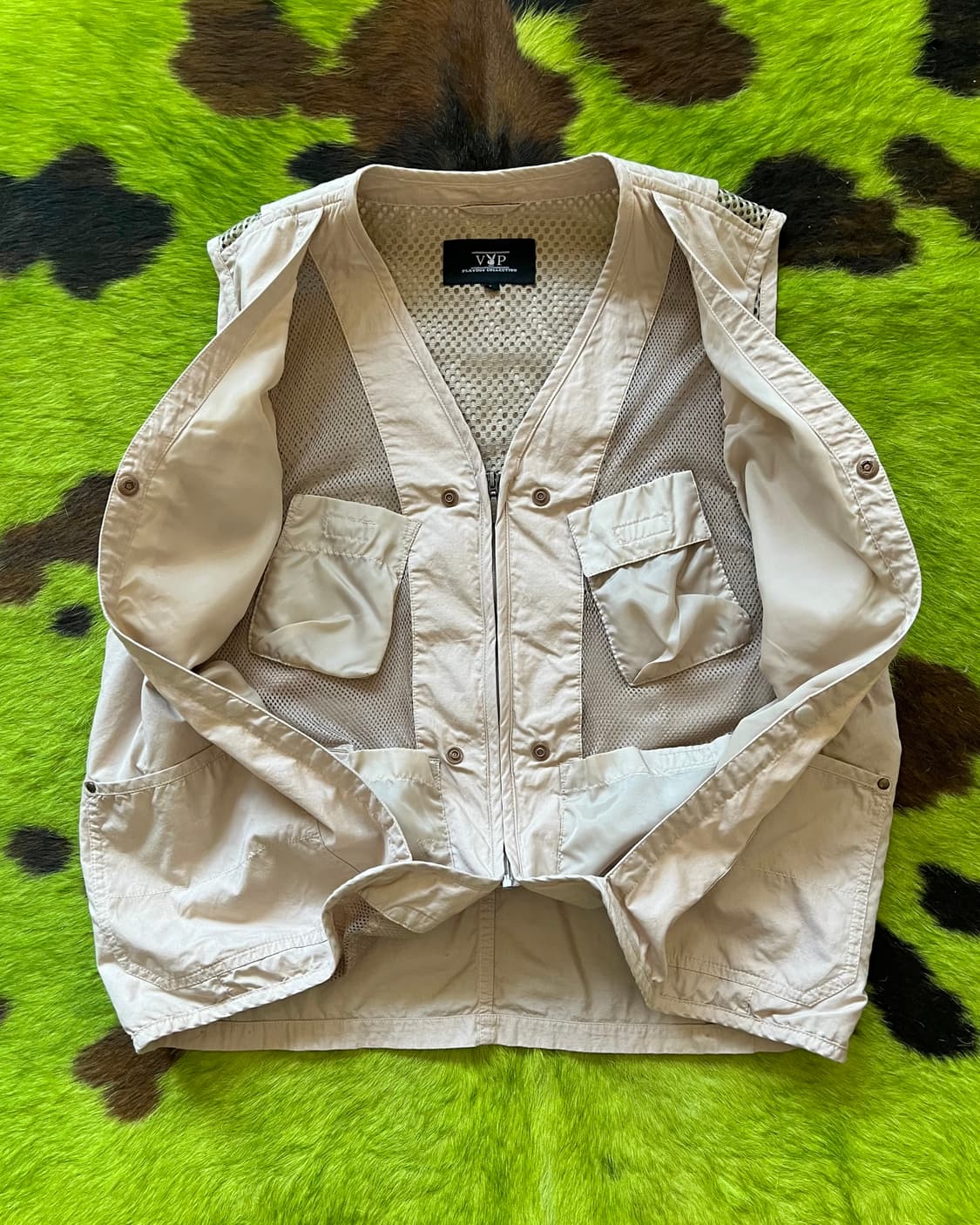 1990s Playboy Technical Nylon Mesh Vest 상품이미지3