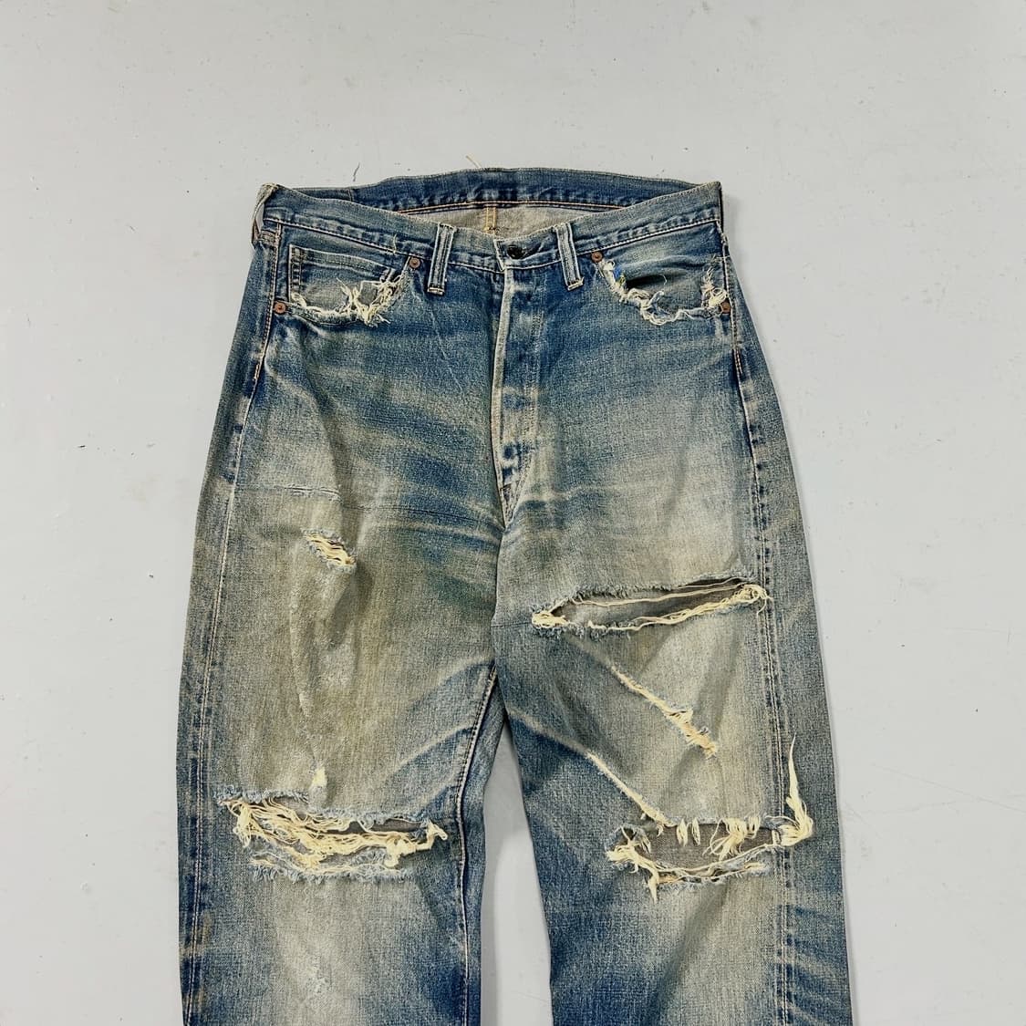 조맥코이 901 디스트레스드 셀비지 데님  상품이미지2