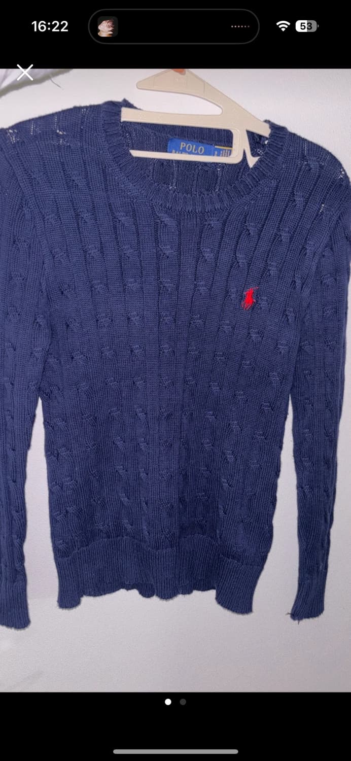 폴로랄프로렌 케이블니트 걸즈s 네이비 상품이미지1