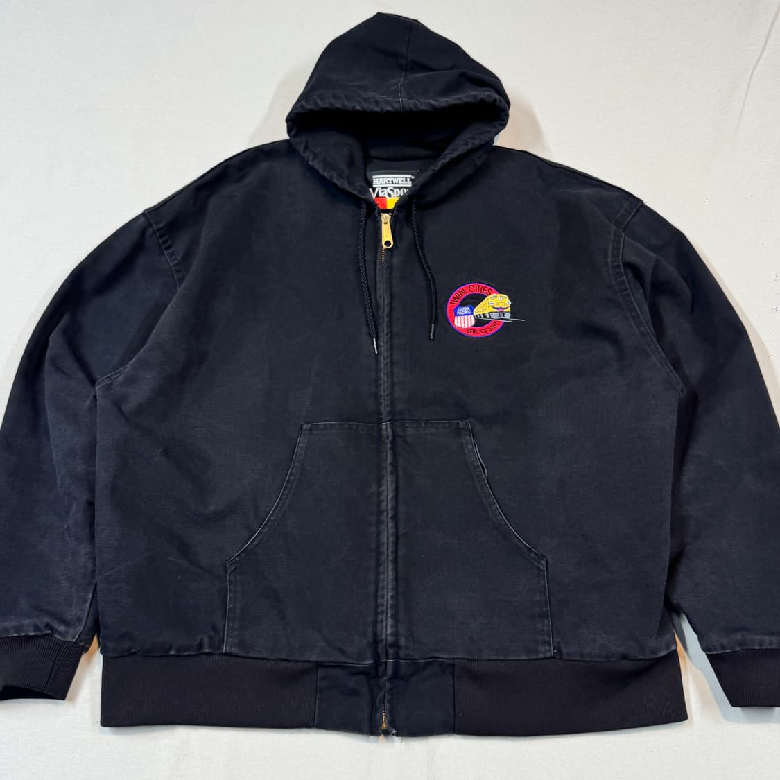 XL) Union Pacific USA 워크웨어 액티브 자켓 후드 자켓 상품이미지2