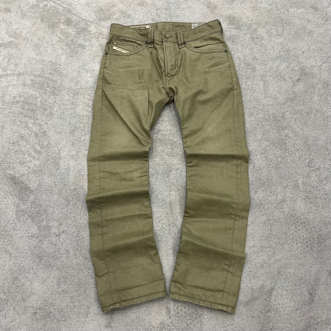 27 디젤 THAVAR 올리브 그린 슬림데님 상품이미지2