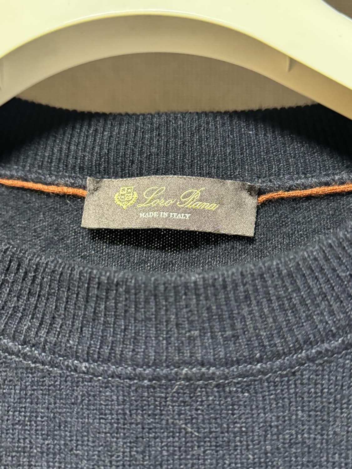 로로피아나 캐시미어 니트 네이비 48 (100) 상품이미지5