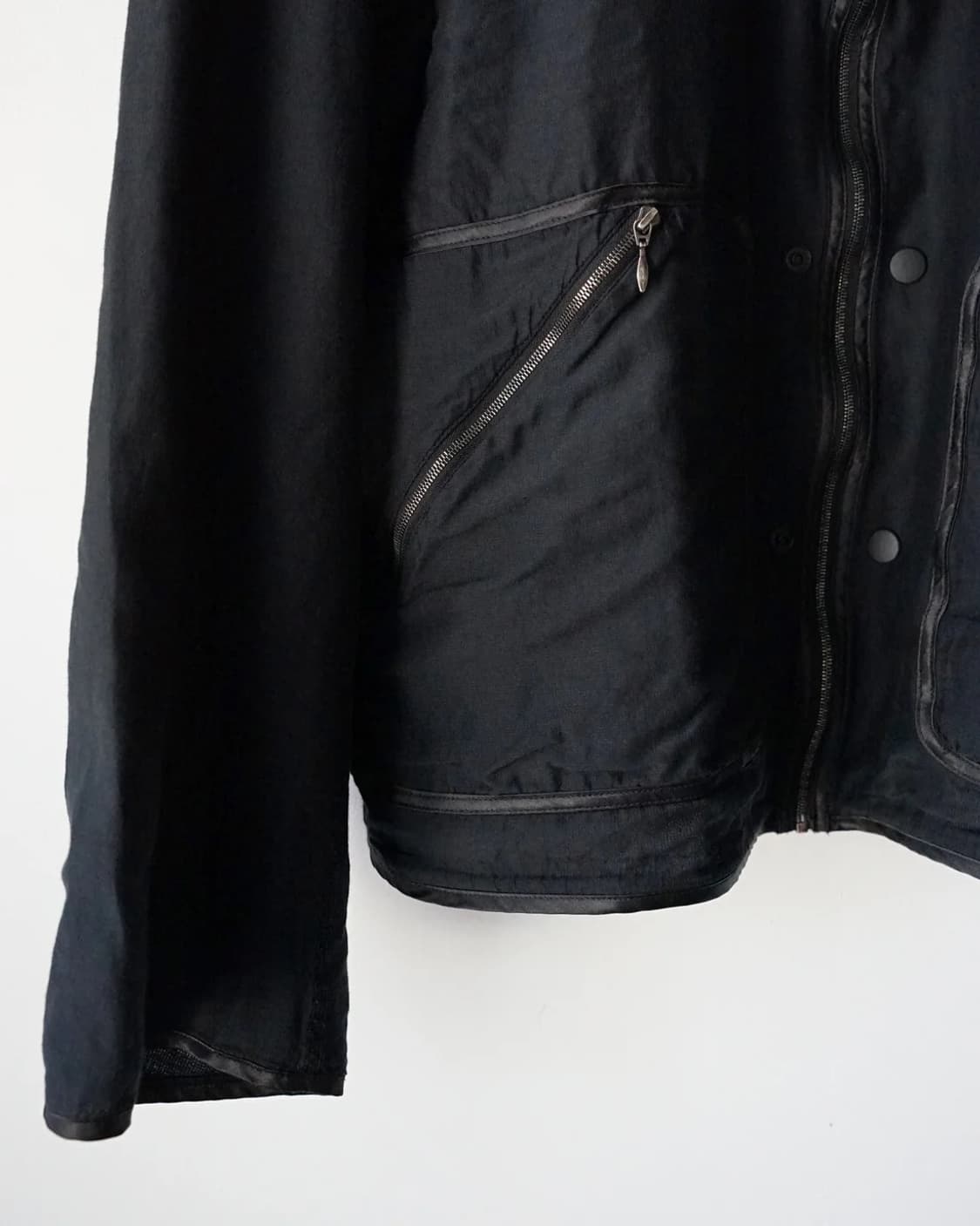 바벨오브젝트 25ss zip v jkt 2size black 상품이미지2