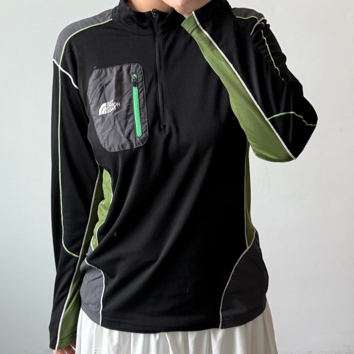 [L] 노스페이스 반집업 기능성 티셔츠 상품이미지2