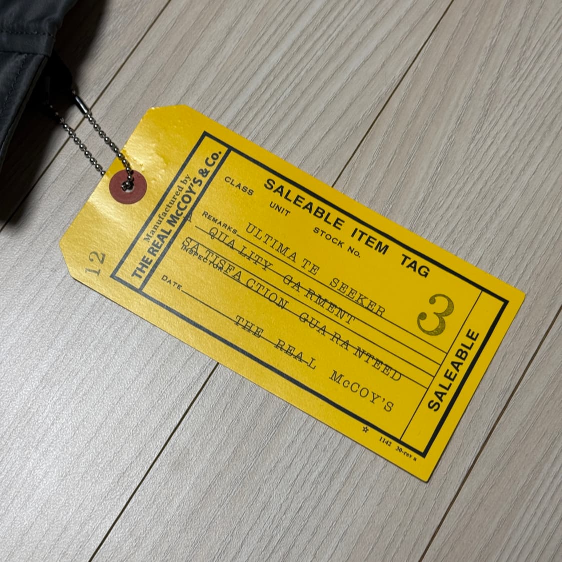 리얼맥코이 MA-1 MJ25112 미디움 새상품 상품이미지3