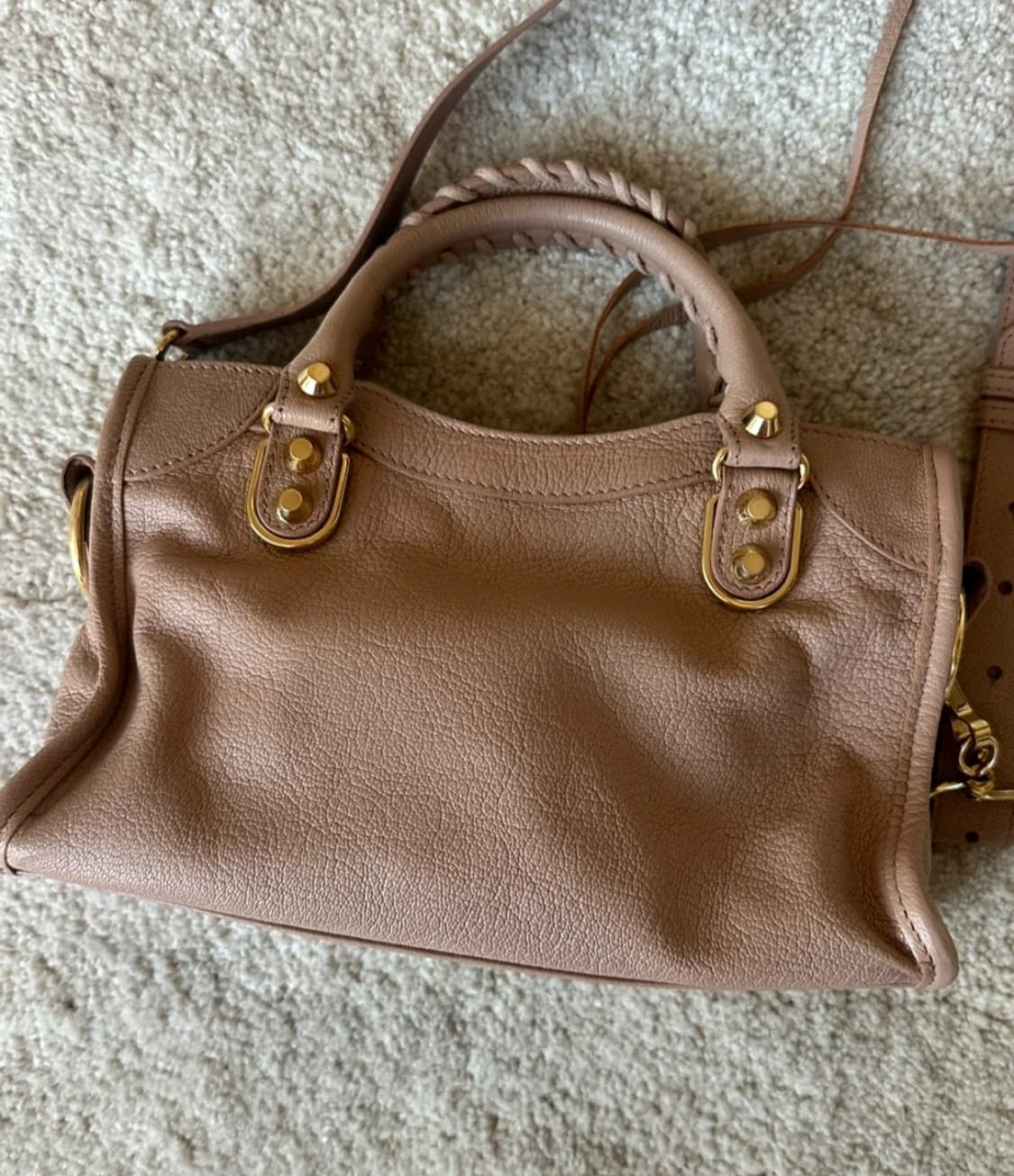 발렌시아가 시티백 미니 핑크 상품이미지6