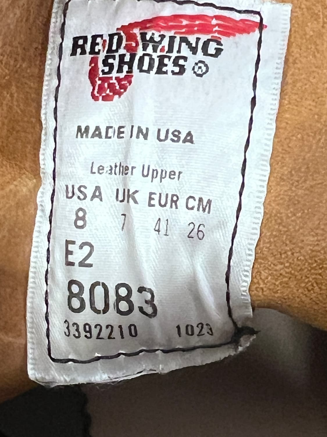 레드윙 아이언레인저 8083 발볼EE 260사이즈 팝니다. 상품이미지8